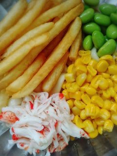 ぶっかけうどんフライドポテト-レシピのメイン写真