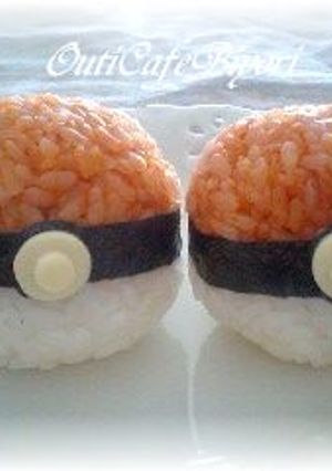 超立体モンスターボールの作り方　キャラ弁-レシピのメイン写真