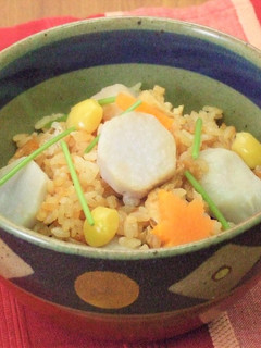 里芋の炊き込みご飯-レシピのメイン写真