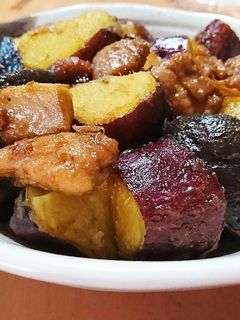 さつま芋とキノコの甘辛煮-レシピのメイン写真