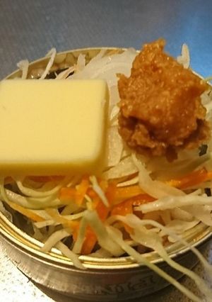 鮭缶でちゃんちゃん焼。お一人様オツマミに-レシピのメイン写真