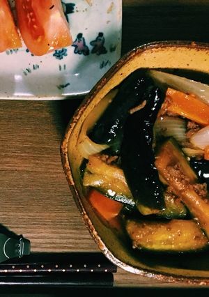 焼肉のタレで簡単麻婆茄子-レシピのメイン写真