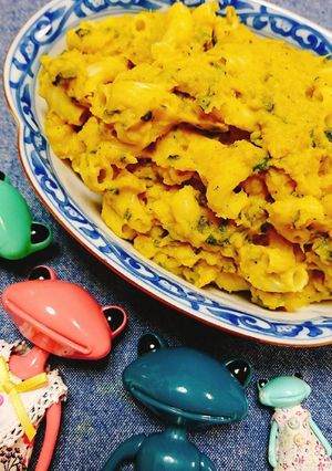 簡単『しっとりカボチャのマカロニサラダ』-レシピのメイン写真