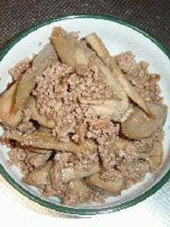 ゴボウの炒め煮-レシピのメイン写真