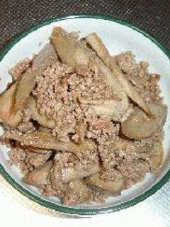 ゴボウの炒め煮-レシピのメイン写真