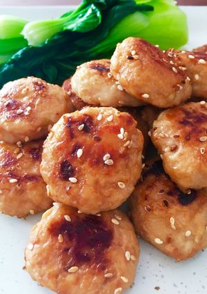 とり胸肉トントン★蓮根つくね-レシピのメイン写真