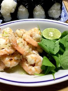 簡単激ウマプリプリエビのにんにく炒め-レシピのメイン写真