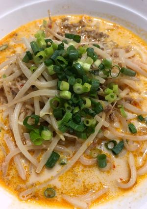 もやしたっぷり坦々うどん-レシピのメイン写真