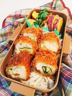 のっけ弁当(ささみフライ)-レシピのメイン写真