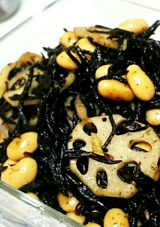 ひじきと蓮根と大豆の中華炒め♥簡単☆-レシピのメイン写真