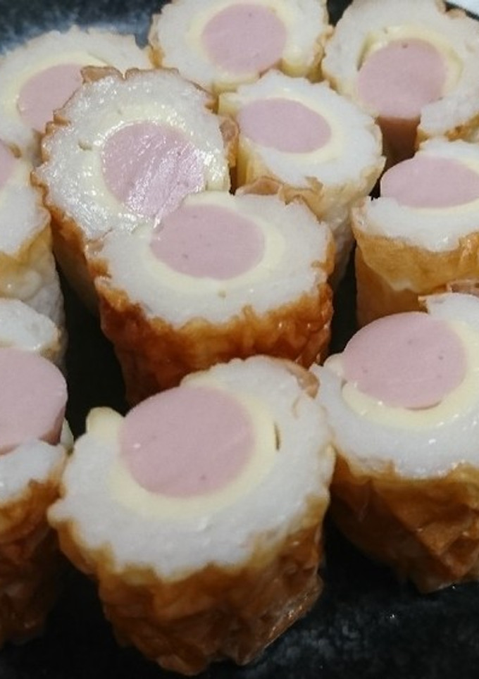 簡単☆ちくわの魚肉ソーセージチーズ焼き-レシピのメイン写真