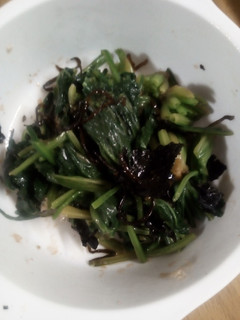 ほうれん草のナムルwith塩昆布-レシピのメイン写真