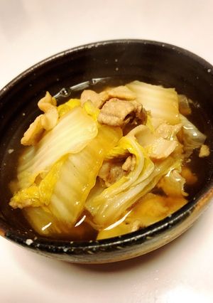 白菜と豚バラ肉のうま煮-レシピのメイン写真