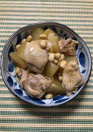 大根と鶏肉の煮物♡大豆も入ってるよ♪♪-レシピのメイン写真