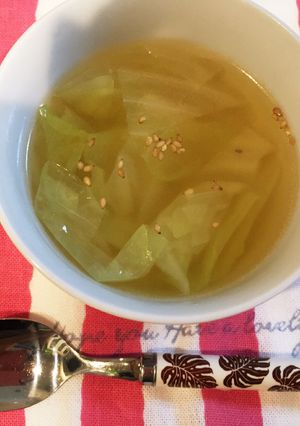 キャベツの中華スープ-レシピのメイン写真