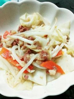 コンビーフハッシュの野菜炒め-レシピのメイン写真