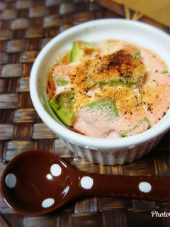 *アボカドたらこのココット焼き*-レシピのメイン写真