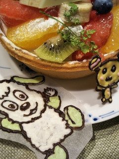 わんわんとうーたん☆誕生日ケーキプレート-レシピのメイン写真