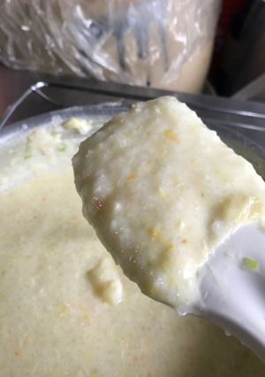 9ヶ月ちゃんの コーン鶏ムネクリーム粥-レシピのメイン写真