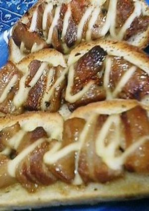 超、朝食、角煮でガツッリトースト-レシピのメイン写真