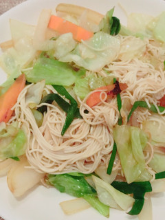 ダイエットに★豆腐そうめんの焼きビーフン-レシピのメイン写真