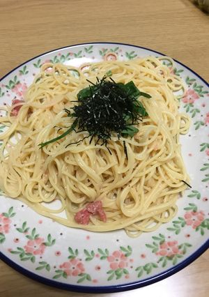 簡単すぎる 美味しすぎる 明太子パスタ-レシピのメイン写真
