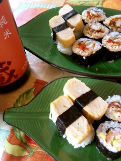 赤ピーマンとチキンの巻き寿司-レシピのメイン写真