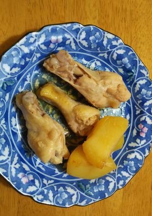 とり手羽とじゃがいもの煮物-レシピのメイン写真