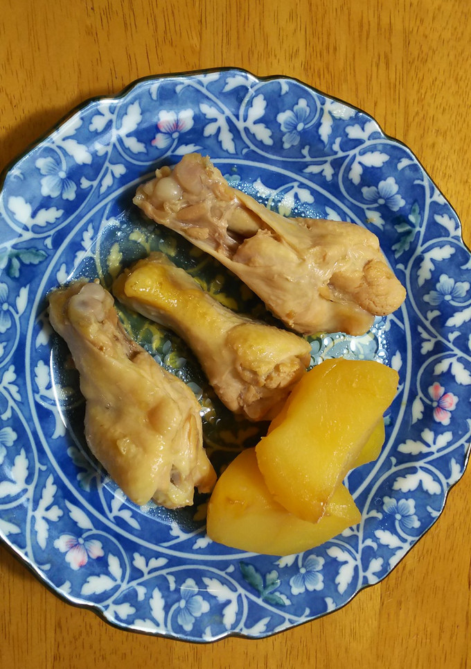 とり手羽とじゃがいもの煮物-レシピのメイン写真