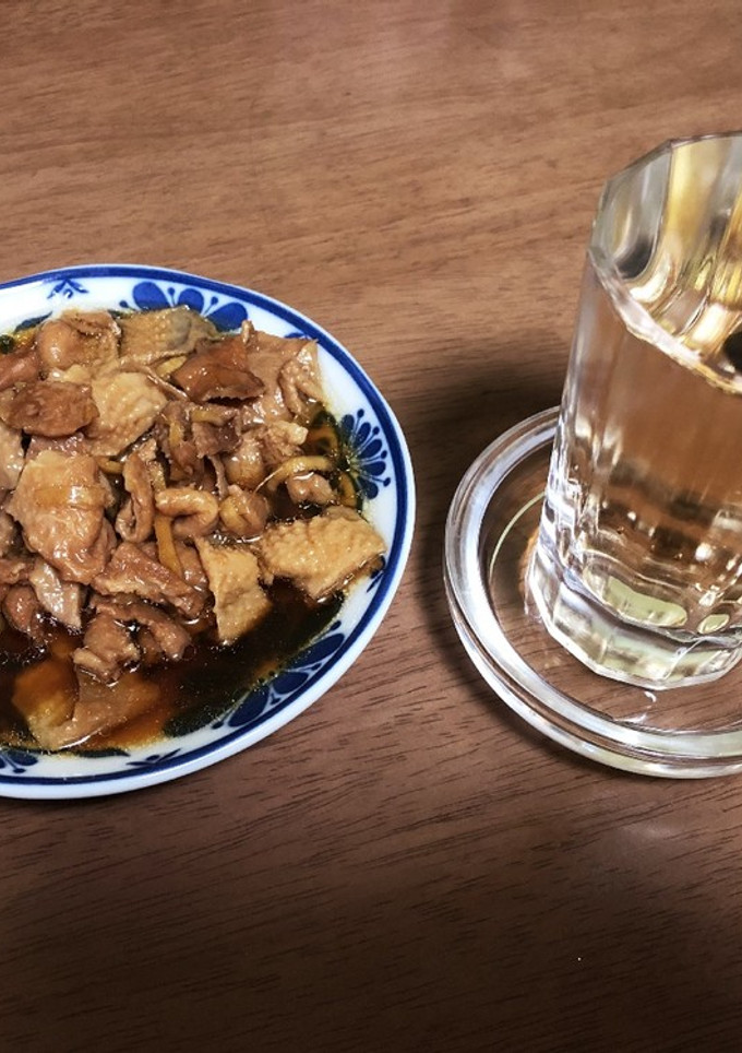 鶏皮の生姜煮-レシピのメイン写真