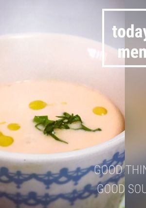 トマトとモッツァレラチーズの冷たいスープ-レシピのメイン写真