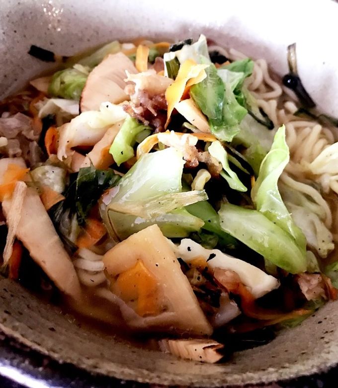 天日干しした乾燥肉&野菜で!野菜ラーメン-レシピのメイン写真