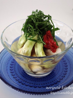 白だしで簡単♡ひすい鶏とナスの梅しそ風味-レシピのメイン写真