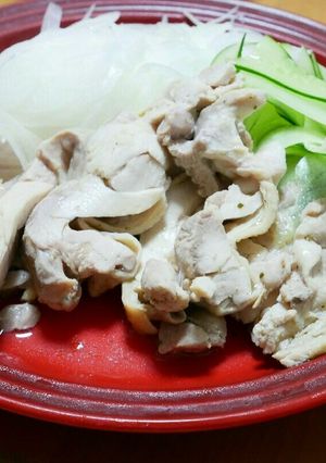 鶏もも肉のレモンハーブ蒸し-レシピのメイン写真