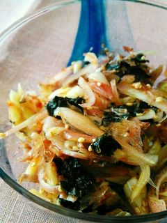 ご飯のお供♥みょうがと海苔のおかか和え-レシピのメイン写真