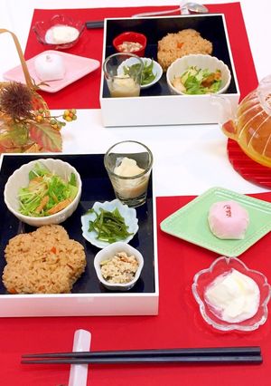 敬老の日 運動会 秋　お重 おもてなし-レシピのメイン写真