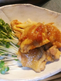 鶏もも肉のトマト照り焼き-レシピのメイン写真