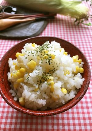 コーンバター炊き込みご飯-レシピのメイン写真