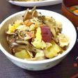 秋の味覚❀さつまいもと舞茸の炊き込みご飯