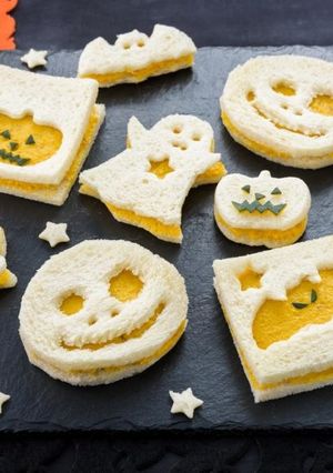 かぼちゃおばけのスパイシーサンドイッチ-レシピのメイン写真