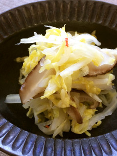 白菜と乾しいたけの中華風甘酢漬け-レシピのメイン写真