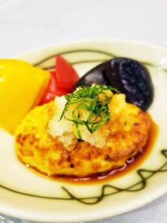 和風おろし豆腐ハンバーグ-レシピのメイン写真