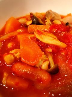 簡単◎鶏肉と豆のカスレ風トマト煮込み-レシピのメイン写真