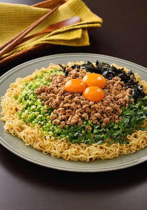 サッポロ一番 やみつき大皿あえめん-レシピのメイン写真