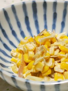 みょうがとコーンのマヨネーズ和え♪-レシピのメイン写真