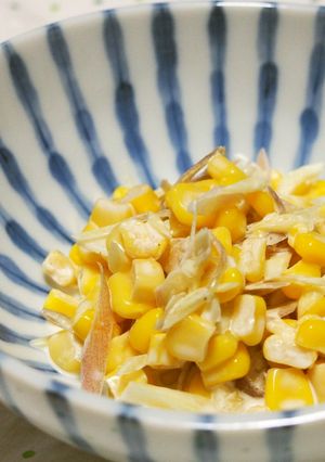 みょうがとコーンのマヨネーズ和え♪-レシピのメイン写真
