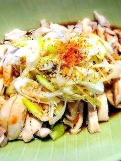 よだれ鶏風♪鶏モモ肉とナスの蒸し物-レシピのメイン写真