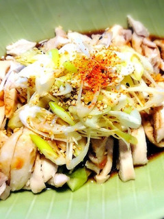 よだれ鶏風♪鶏モモ肉とナスの蒸し物-レシピのメイン写真