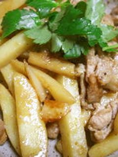 新じゃがほくほく豚肉のカレー炒め-レシピのメイン写真