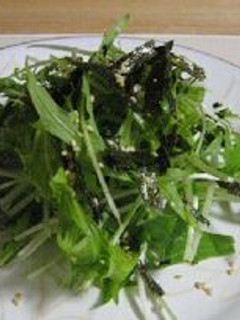 超簡単♪シャキシャキ水菜サラダ★-レシピのメイン写真
